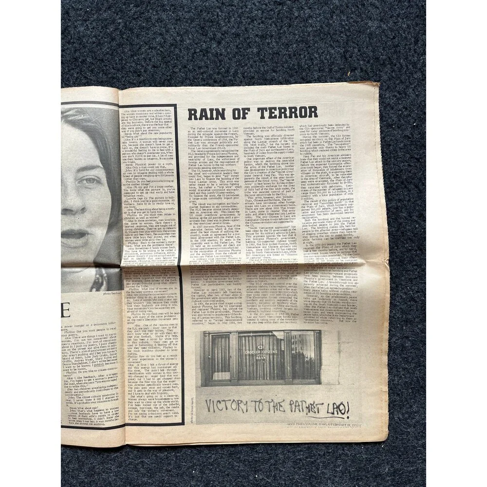 1970s High Times Underground Newspaper, Black Panther Party, Vintage Antique Co